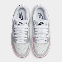 Nike Femmes Dunk Low LX Photon Dust / Argent métallique - Mousse rose