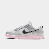 Nike Femmes Dunk Low LX Photon Dust / Argent métallique - Mousse rose