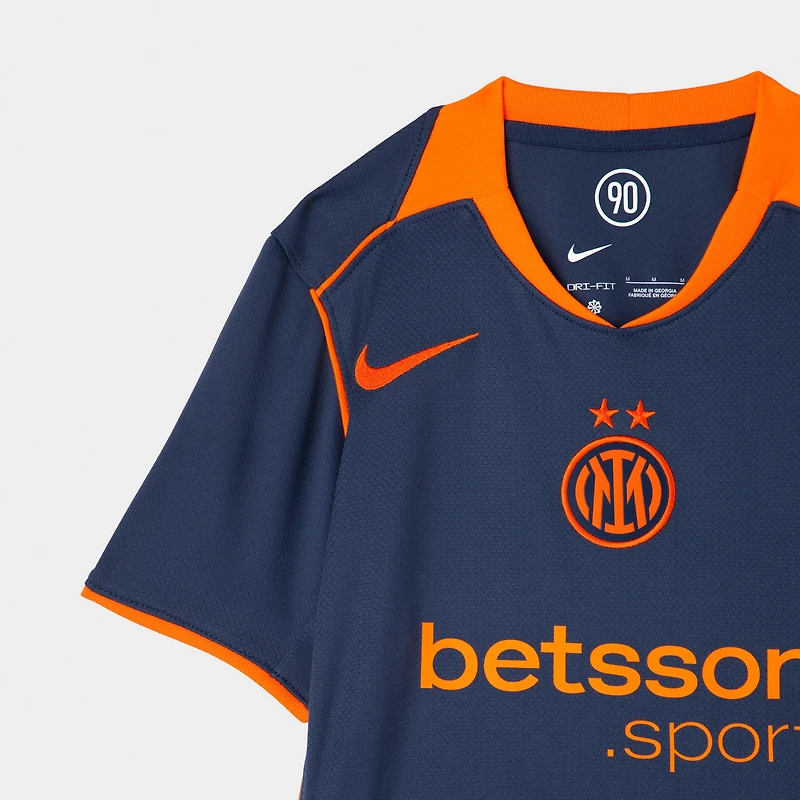 Nike Juniors' Inter 25/26 Jersey Stad 3R Thunder Blue / Safety Orange