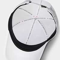 Jordan Rise Structured Metal Jumpman Strapback Cap / White