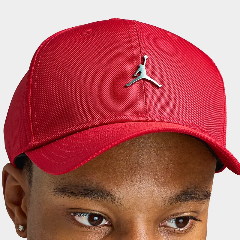 Jordan Rise Structured Metal Jumpman Strapback Cap / Gym Red