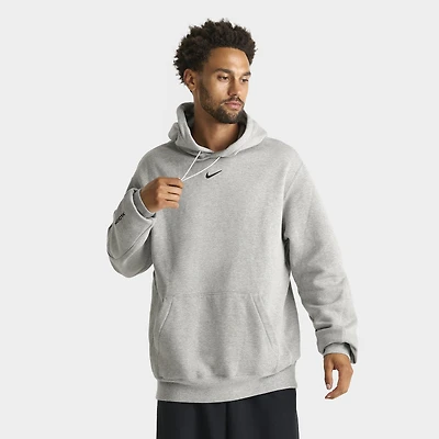 Nike NOCTA NRG Cardinal Chandail à capuchon en polaire Gris foncé chiné/Argent métallique - Noir