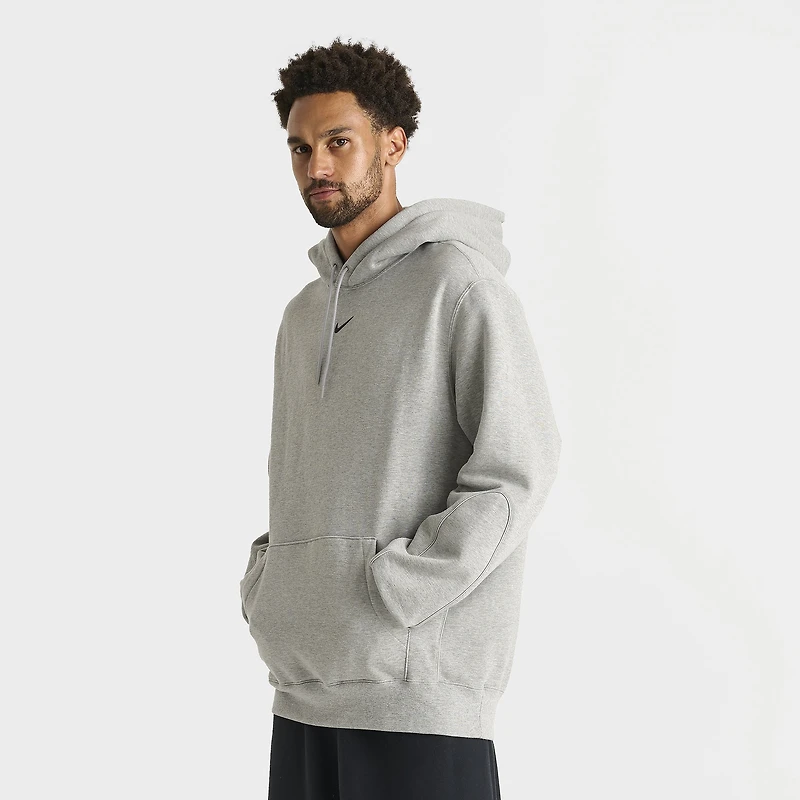 Nike NOCTA Cardinal Fleece Pullover Hoodie Dark Grey Heather / Metallic Silver - Black