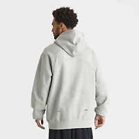 Nike NOCTA Cardinal Fleece Pullover Hoodie Dark Grey Heather / Metallic Silver - Black