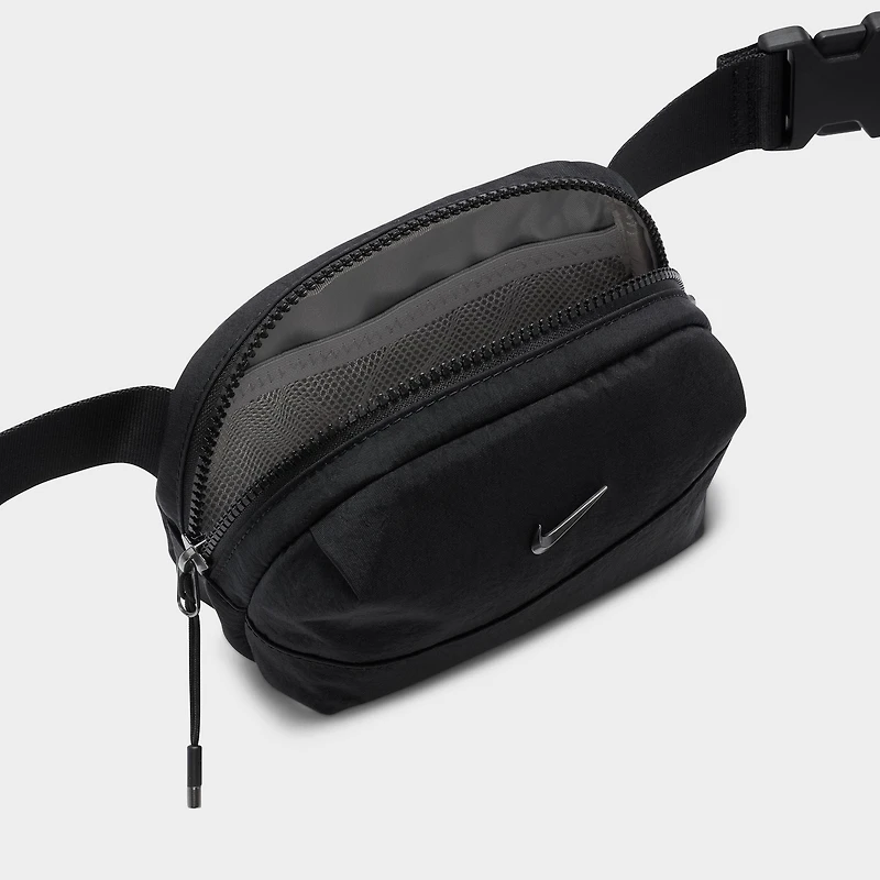 Nike Women's Aura Crossbody Bag (2L) Black/Black - Gunmetal