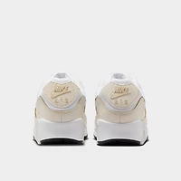 Nike Women's Air Max 90 White / Flat Pewter - Light Orewood Brown