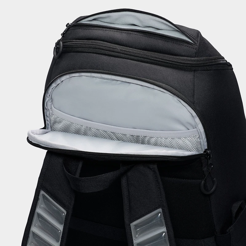 Nike Varsity Elite Backpack Black/ Black - Metallic Silver