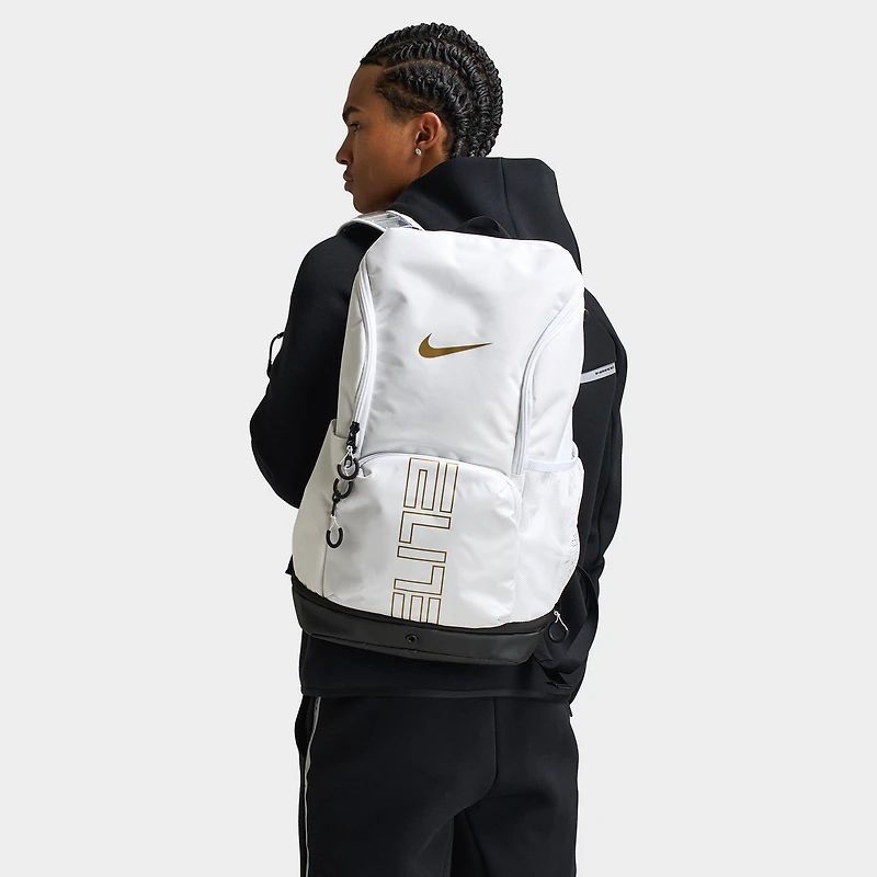 Nike Varsity Elite Backpack White / Black - Gold