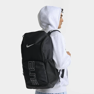 Nike Varsity Elite Backpack Black/ Black - Metallic Silver