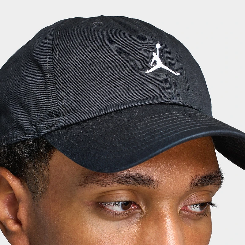 Jordan Club Unstructured Curved-Bill Cap Black / White