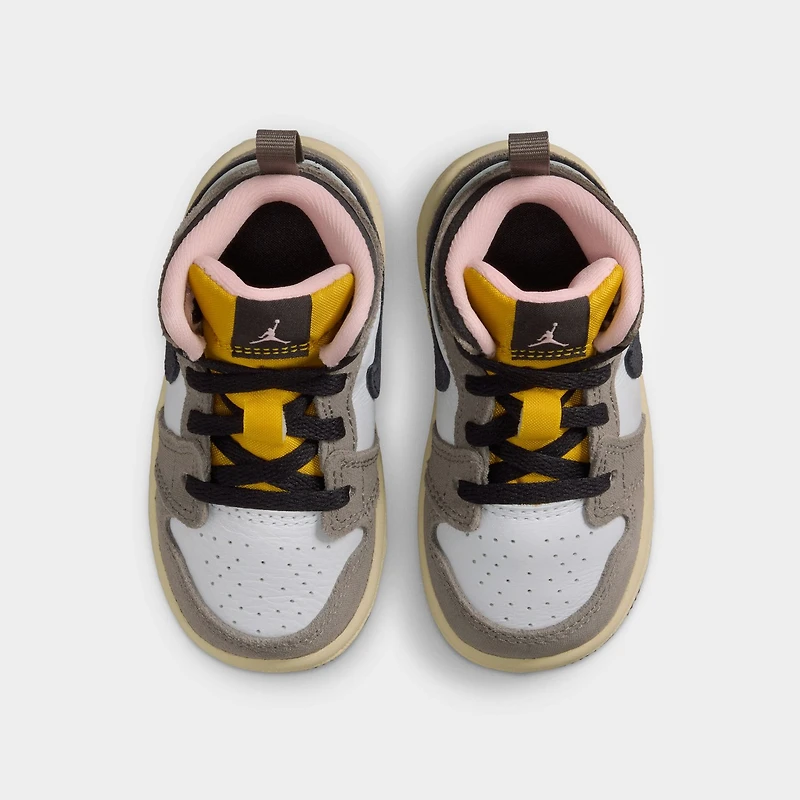 Jordan 1 Mid SE TD White / Oil Grey - Cave Stone
