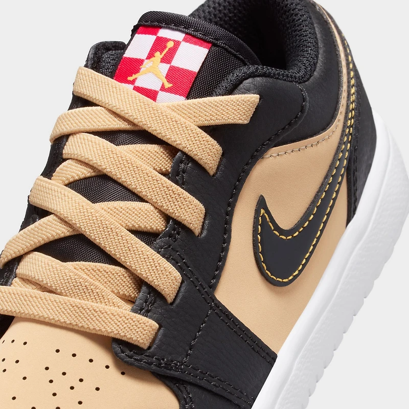 Jordan 1 Low SE PS Sesame / Fire Red - Black
