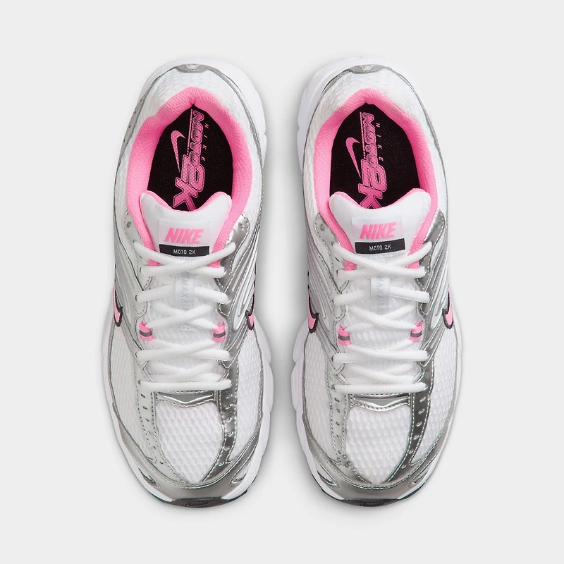 Nike Women's Air Max Moto 2K Metallic Silver / Pink Spell - Pure Platinum