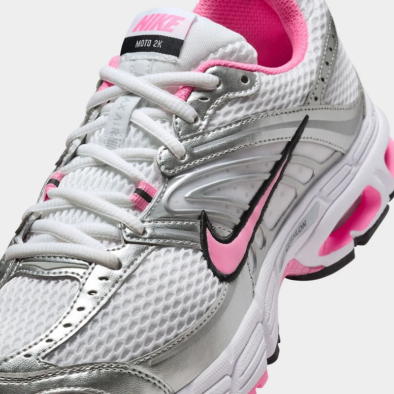 Nike Women's Air Max Moto 2K Metallic Silver / Pink Spell - Pure Platinum