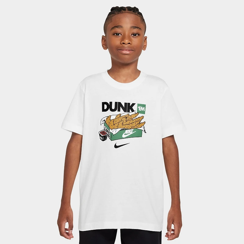 Nike Sportswear Juniors' Graphic T-Shirt / White