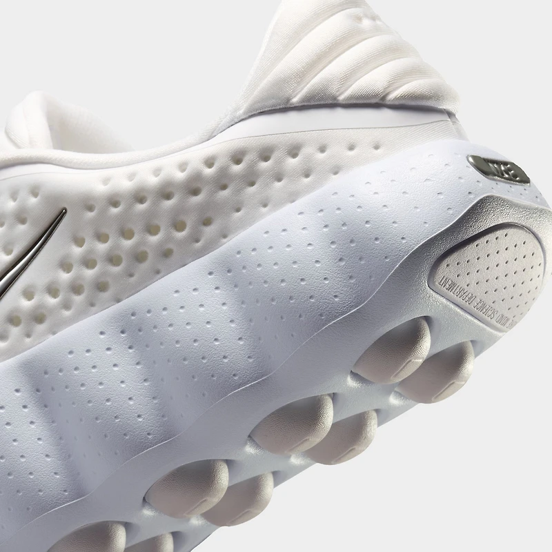 Nike Mind 002 Blanc / Argent métallisé - Gris clair