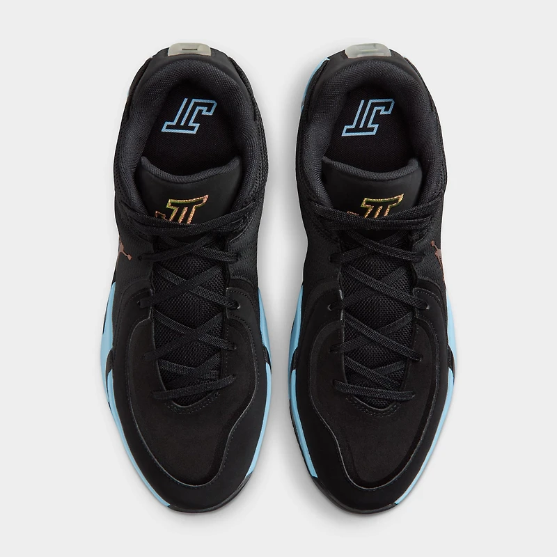 Jordan Tatum 4 Noir / Bleu Glacé