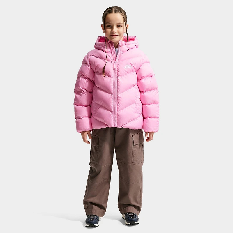 Nike Junior Girls' Therma-FIT Loose-Fit Puffer Jacket / Pink Rise