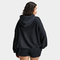 Nike Sportswear Women's Over-Oversized French Terry Pullover Hoodie Black / Anthracite