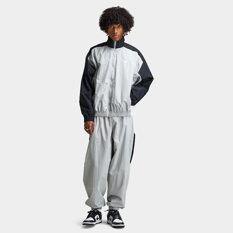 Nike Club Woven Track Jacket OS Lt Smoke Grey / Black - White