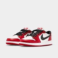 Jordan 1 Rétro Low GS Rouge Varsity / Noir - Blanc Sommet