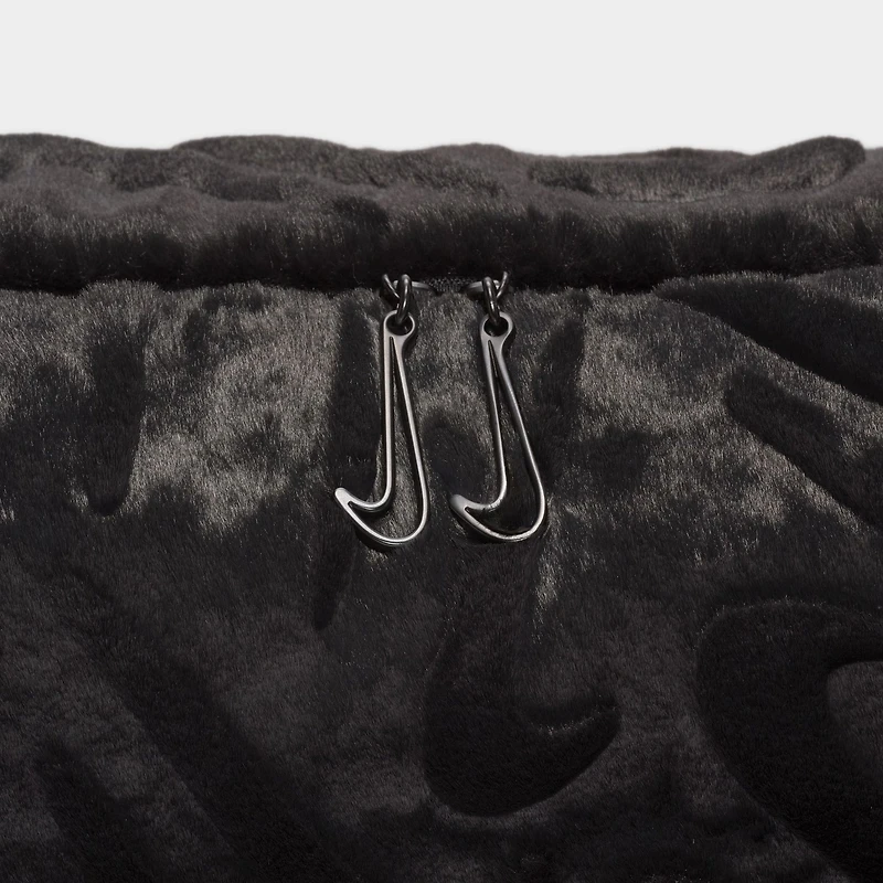 Nike Sportswear Fx Fur Slouchy Bag Black / Black