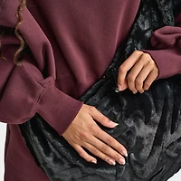 Nike Sportswear Fx Fur Slouchy Bag Black / Black