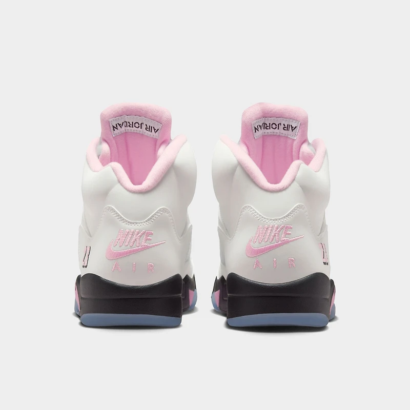 Jordan 5 Retro White / Medium Soft Pink - Black