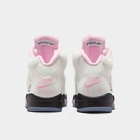 Jordan 5 Retro White / Medium Soft Pink - Black