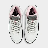 Jordan 5 Retro White / Medium Soft Pink - Black