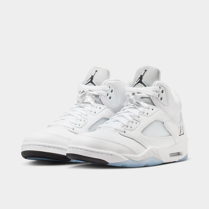 Jordan 5 Retro OG White / Black - Metallic Silver