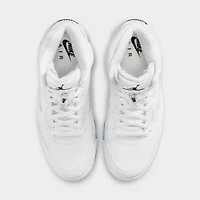 Jordan 5 Rétro OG «Blanc Métallique» Blanc / Noir