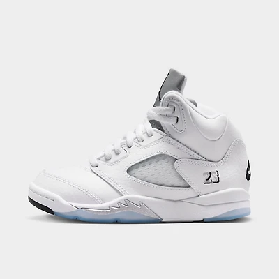 Jordan 5 Retro PS White / Black - Metallic Silver