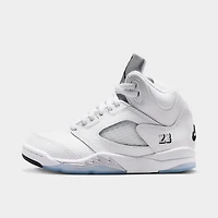 Jordan 5 Retro PS White / Black - Metallic Silver