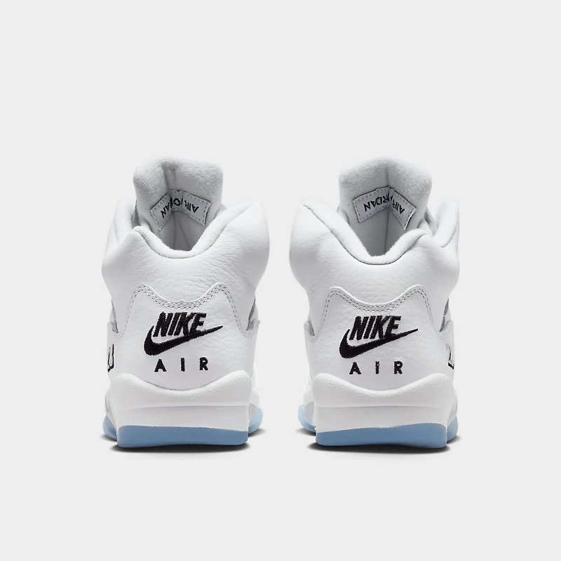 Jordan 5 Retro GS White / Black - Metallic Silver
