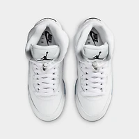 Jordan 5 Retro GS White / Black - Metallic Silver
