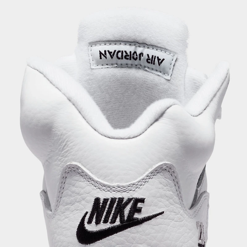Jordan 5 Retro GS White / Black - Metallic Silver