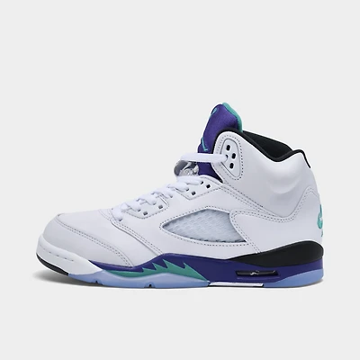 Jordan 5 Rétro OG GS Blanc / Nouvelle Émeraude - Raisin Glacé