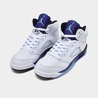 Jordan 5 Rétro OG GS Blanc / Nouvelle Émeraude - Raisin Glacé