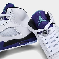 Jordan 5 Rétro OG GS Blanc / Nouvelle Émeraude - Raisin Glacé