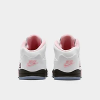 Jordan 5 Retro TD White / Medium Soft Pink - Black