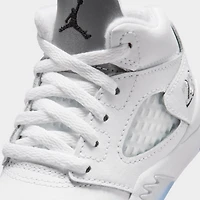 Jordan 5 Retro TD Blanc / Noir - Argent Métallique