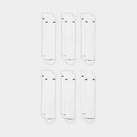 Nike Everyday Elevated Crew Socks (6-Pack) White / Black