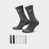Nike Everyday Elevated Crew Socks (6 Pack) White / Multi