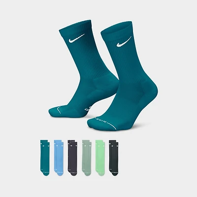 Nike Everyday Elevated Crew Socks (6 Pack) / Multi