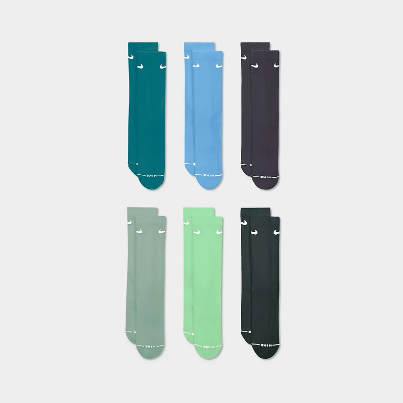 Nike Everyday Elevated Crew Socks (6 Pack) / Multi