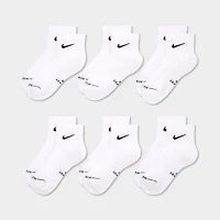 Nike Everyday Elevated Ankle Socks (6-Pack) White / Black