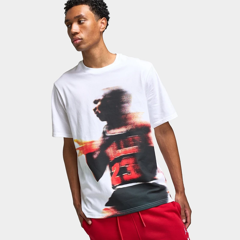 Jordan Sport Men's Dri-FIT Graphic T-Shirt White / Black