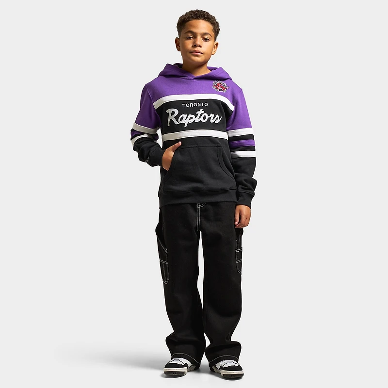Mitchell & Ness Juniors' Head Coach Hoodie - Raptors Black /