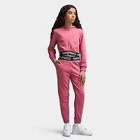 Nike Pro Juniors' Fleece Joggers Peony / - Black